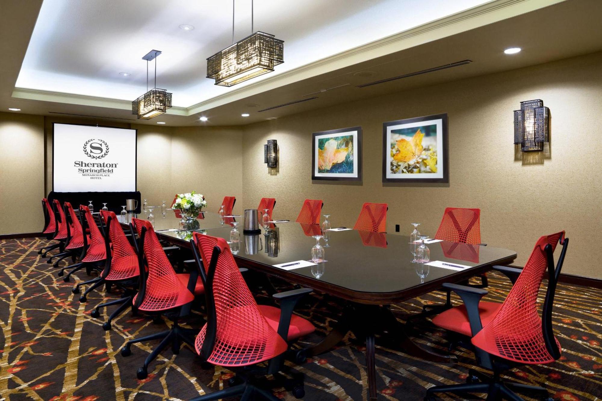 Sheraton Springfield Monarch Place Hotel Exterior foto